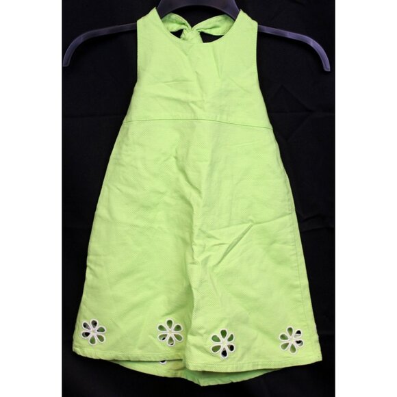 2008 Gymboree Palm Springs sz 5 Green Halter Tank Dress Florida Vacation Beach - Picture 1 of 7